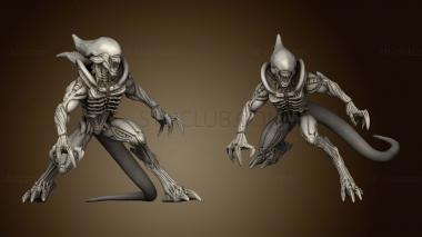 3D model Aliens solo gigerian brood warrior (STL)