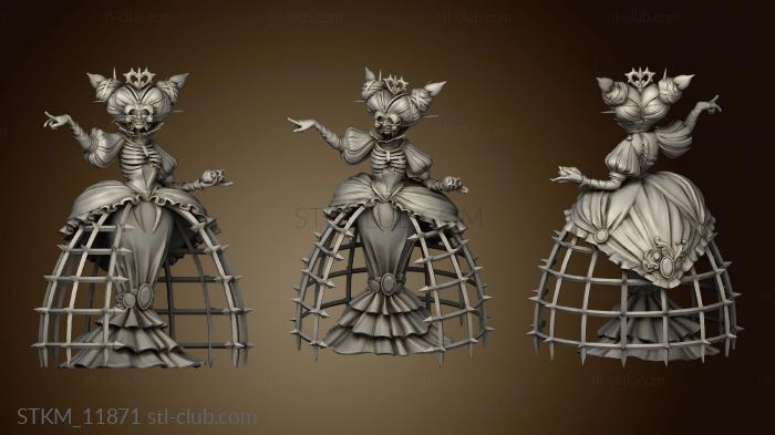 3D model Alice in Nightmareland the heart queen (STL)