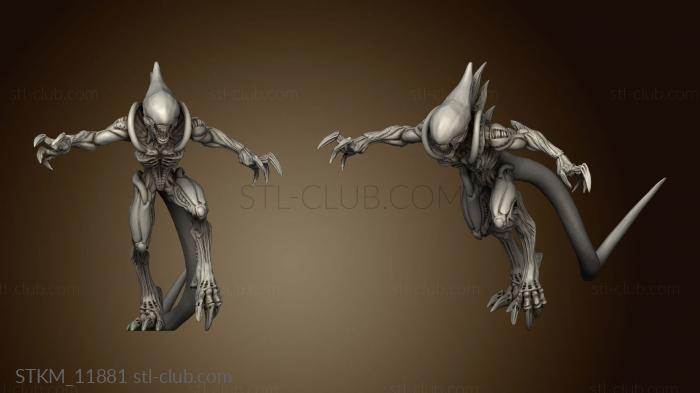 3D model Aliens solo gigerian royal blood warrior (STL)