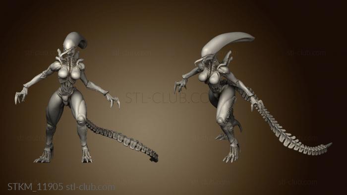 3D model Hunters GIGERIAN BROOD SUCCUBUS (STL)