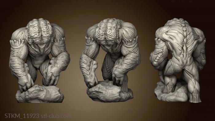 3D model Brain Golem Un (STL)