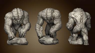 3D model Brain Golem Un (STL)