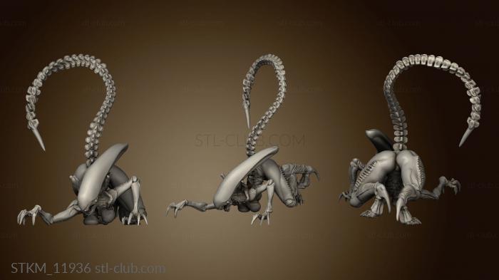 3D model Aliens vs Skull Hunters GIGERIAN BROOD SUCCUBUS PUSA (STL)