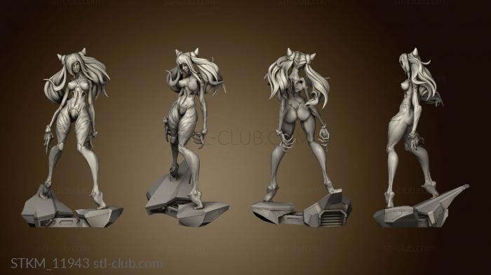 3D model Asuka Monster EVA Pear Force One Bangs (STL)