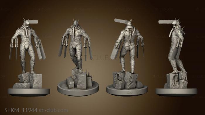 3D model chainsaw man demon form mows Anton Hobta beton (STL)