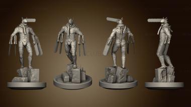 3D model chainsaw man demon form mows Anton Hobta beton (STL)