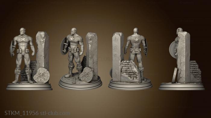 3D model captain america (STL)