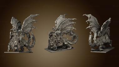 3D model Avatars War Dark Gods Manticore aow x (STL)