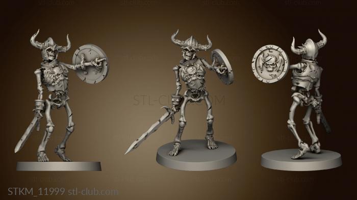 3D model skeleton champion shield (STL)