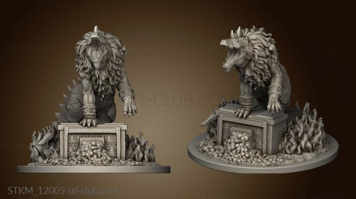 3D model Ancient Egypt Ammit (STL)