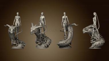 3D model Angelina Jolie Beowulf Grendel Mother (STL)