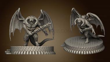 3D model Balrog Figure there in magic (STL)