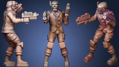 3D model Space Dude Set One1234 (STL)