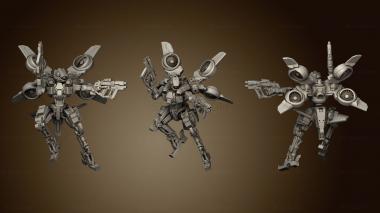 3D model yukimasa battle droid ravager unit flight (STL)