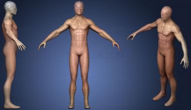 3D model Spider Man Swing Animation (STL)