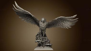 3D model Attacking Giant Eagle (STL)