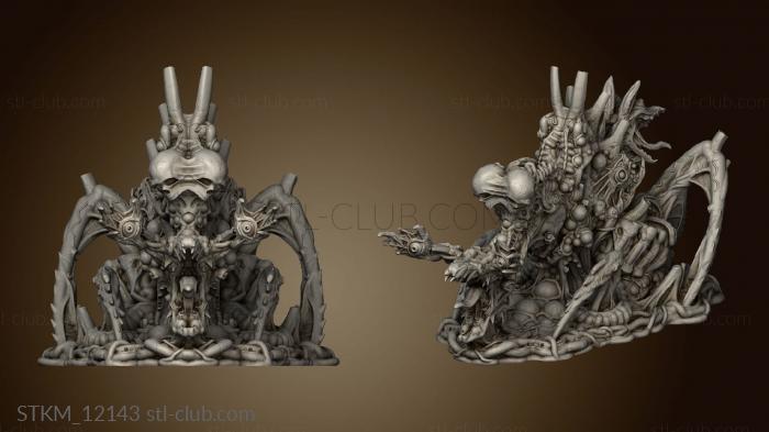 3D model CE BIG MONSTER MUTATION BACK (STL)