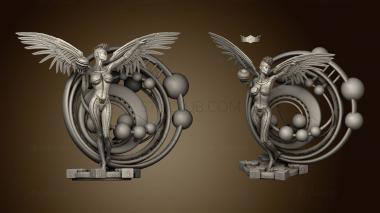 3D model AURORA cyber angel BALL (STL)