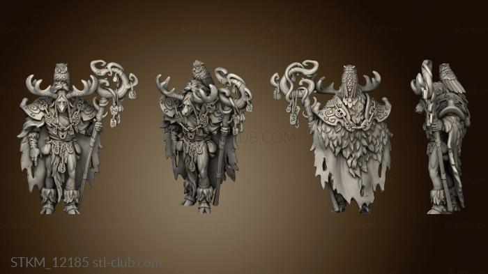 3D model Barbarians Elkaar the Calm staff (STL)