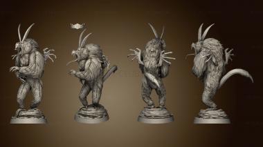 3D model Baboons Baboo Standing (STL)