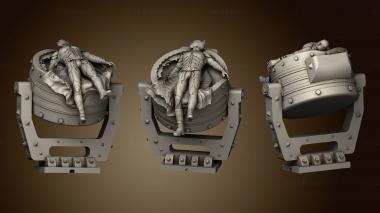 3D model batman vs bane die for and buildings (STL)