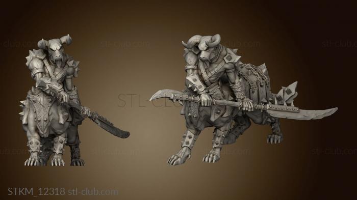 3D model BEASTMEN Centaur (STL)