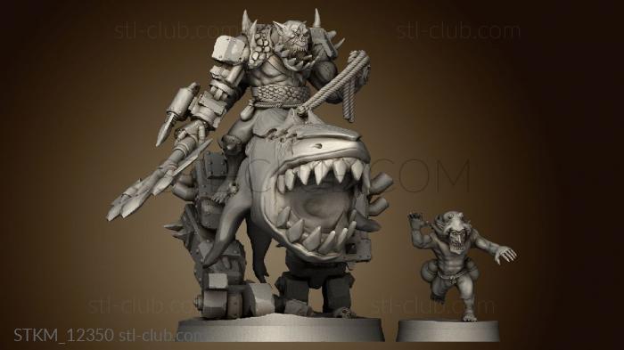 3D model Big Boss on Shark Beastie x (STL)