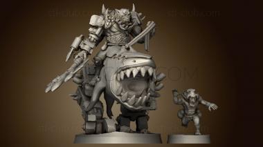 3D model Big Boss on Shark Beastie x (STL)