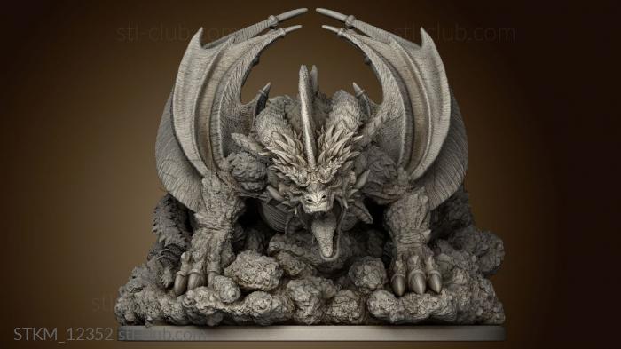 3D model big dragon (STL)