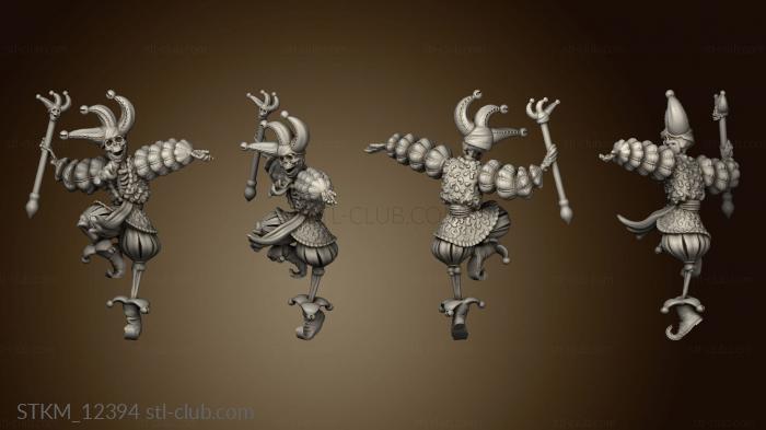 3D model Blood Moon Skeleton Jester (STL)