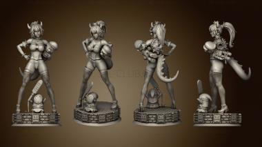 3D model bowsette Mario (STL)