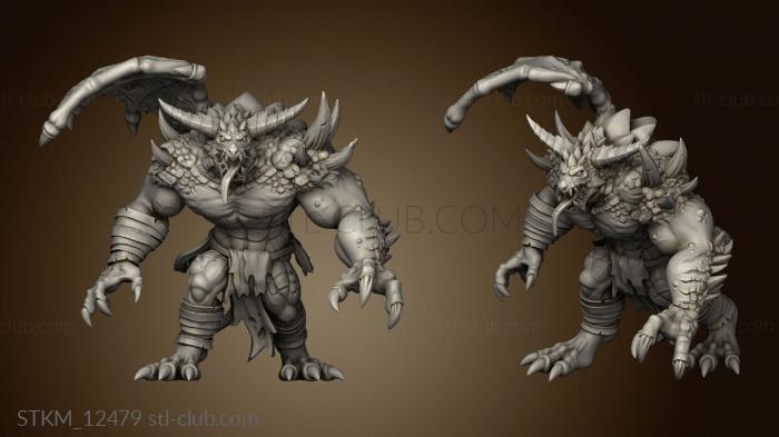 3D model Drakkisath Wyrm Wracked Atrocity mutant (STL)