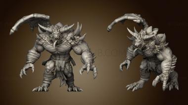 3D model Drakkisath Wyrm Wracked Atrocity mutant (STL)