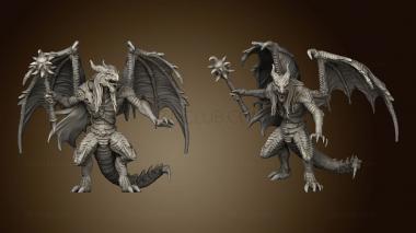 3D model Burning Lands Draconic Demon Red (STL)