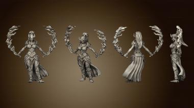 3D model Burning Lands Eti Female Fire Swords (STL)