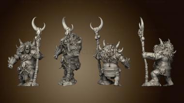 3D model Burning Lands Ettin Tribe Shaman (STL)