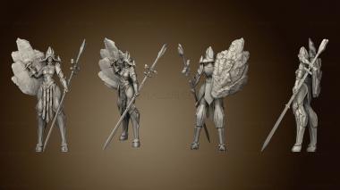 3D model Burning Lands Gaia Shield Maiden (STL)