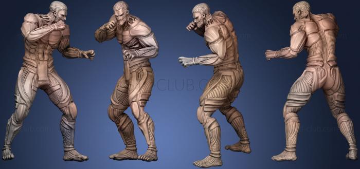 3D model Strong Man High Poly (STL)