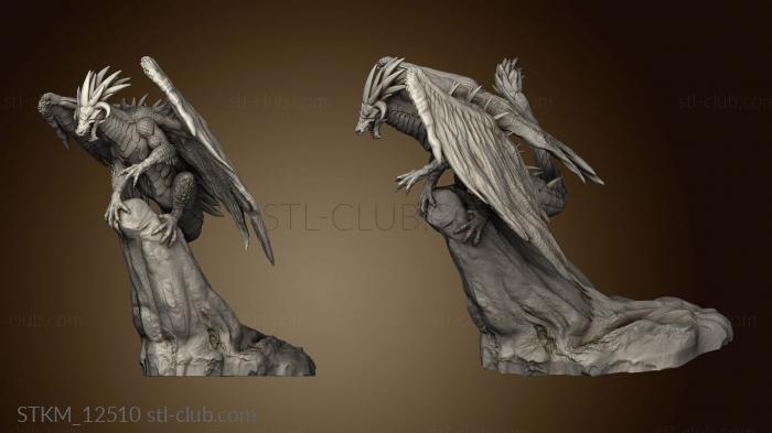 3D model Burning Lands Mercury Dragon Gargantuan (STL)