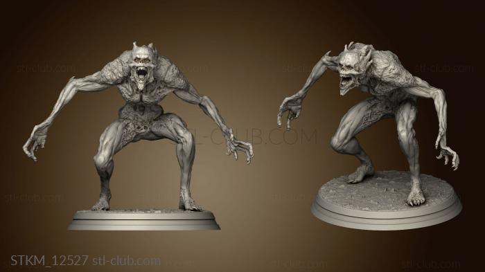 3D model Ghoul Screaming Scream (STL)