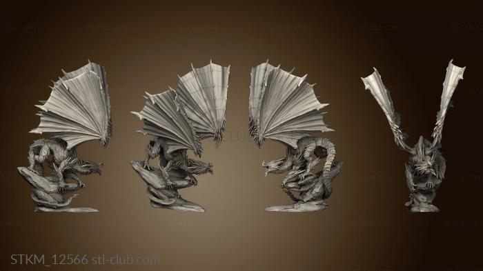 3D model Crystal Dragon (STL)