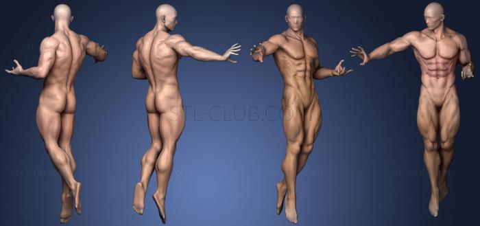 Superhero Figure Pose 4