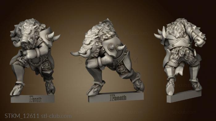 3D model Chaos Figures Beastmen (STL)