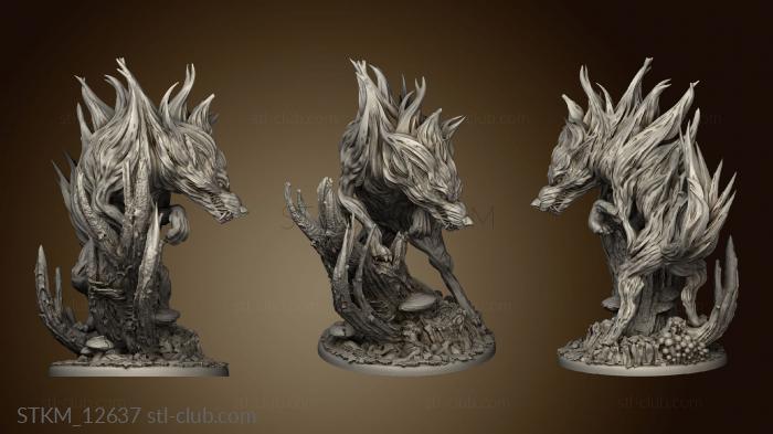 3D model Chieftain Warband from Wraith Wolves in one Wolf Alpha (STL)