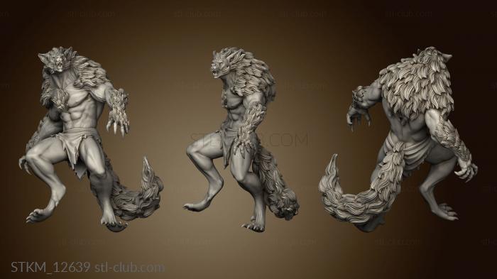 3D model Children the Night Werewolves Apha (STL)