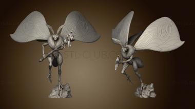 3D model Cruel Marshes Moth Queen Scepter (STL)