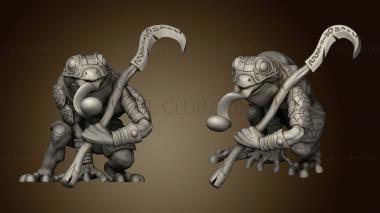 3D model Cruel Marshes Poison Frog Tongue (STL)