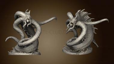 3D model Cruel Marshes Swamp Aboleth Emerging (STL)