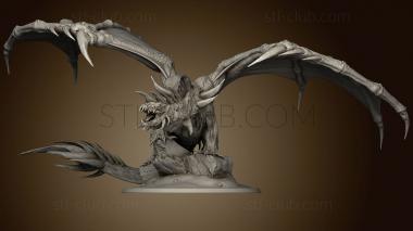 3D model crystal young dragon crystal dragon (STL)