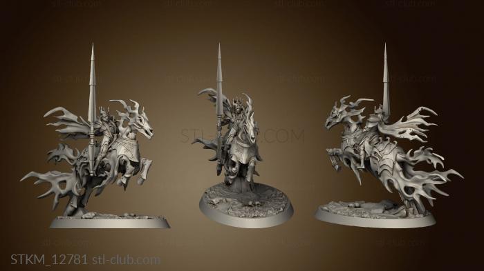 3D model Dance the Vampires Vampire Knights Cavalry Knight Mounted (STL)